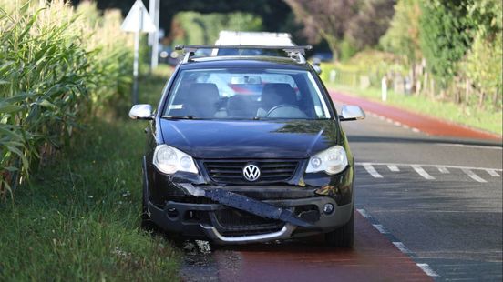 Botsing tussen twee auto's