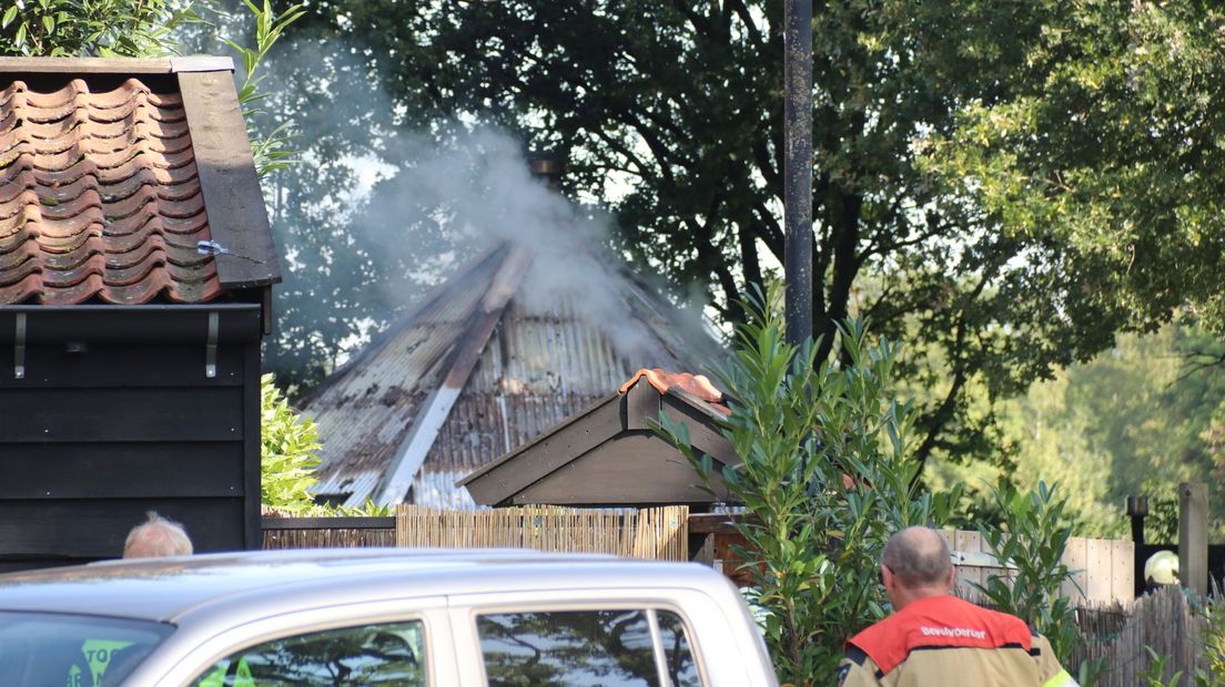 Brand bij sauna Zuidwolde