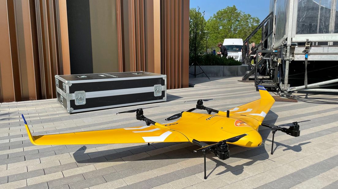 Medische drone van ANWB, PostNL en Isala in Meppel