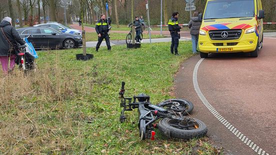 Fatbiker ernstig gewond bij botsing