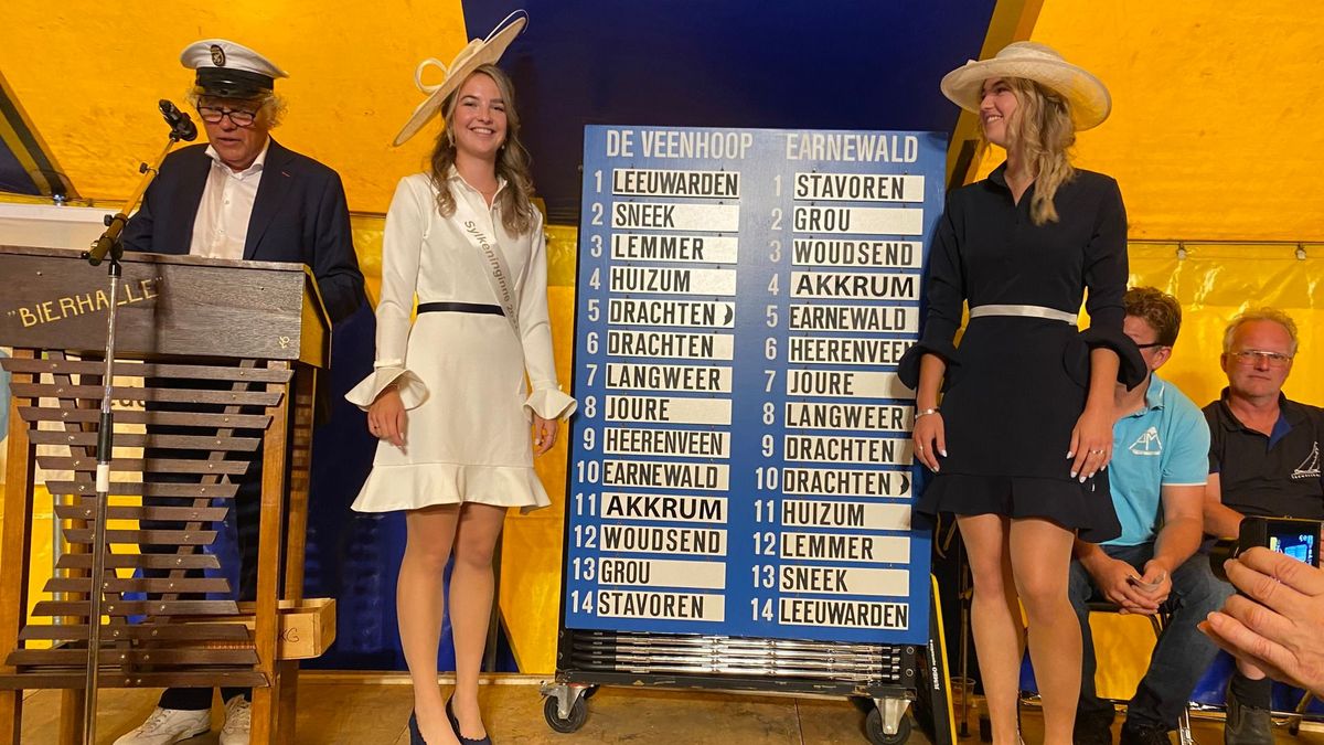 Loting SKS: Leeuwarden start vooraan op De Veenhoop, De Zuidwesthoek in Earnewâld