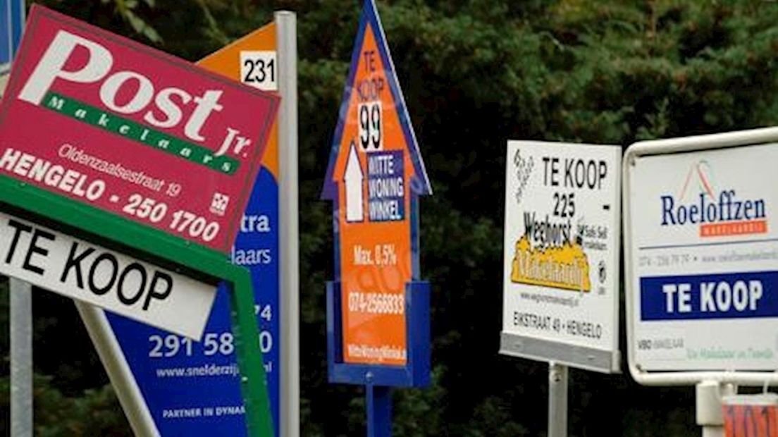 Huizenprijzen het hardst gestegen in Overijssel