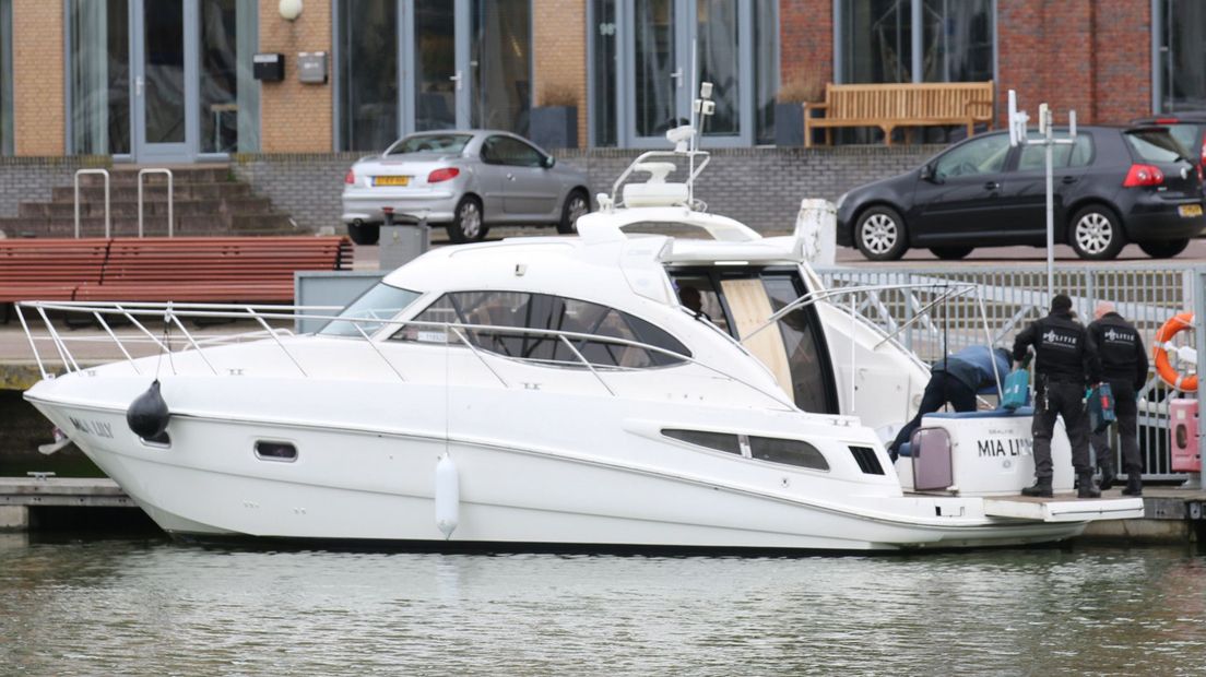 Drugsvondst op boot 'Mia Lily' in Scheveningse Haven
