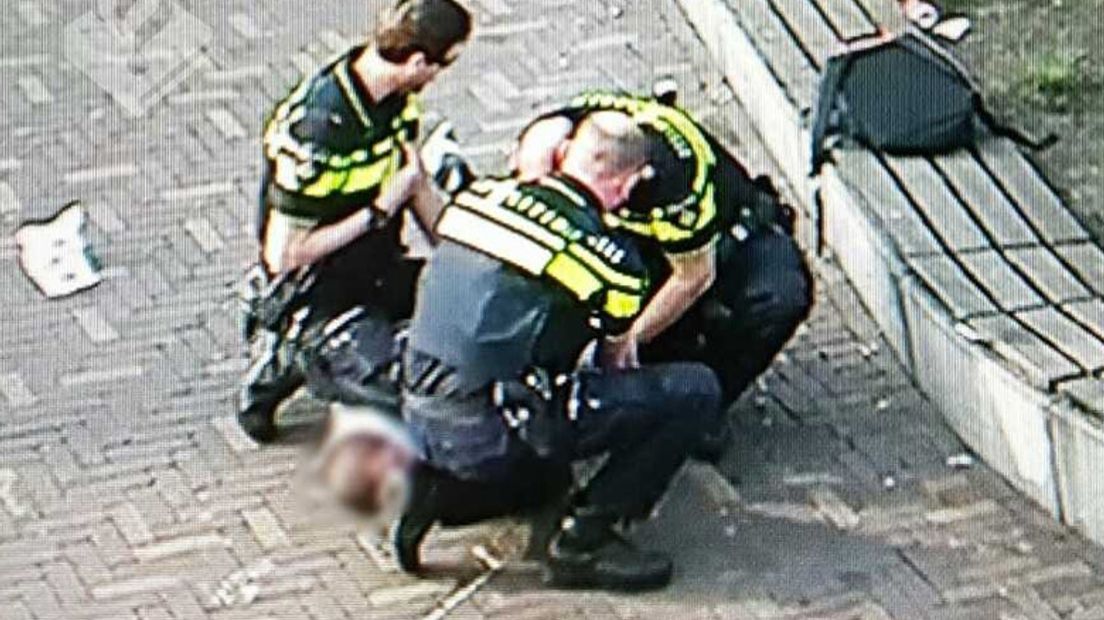 Politie Veenendaal arresteert dronken man