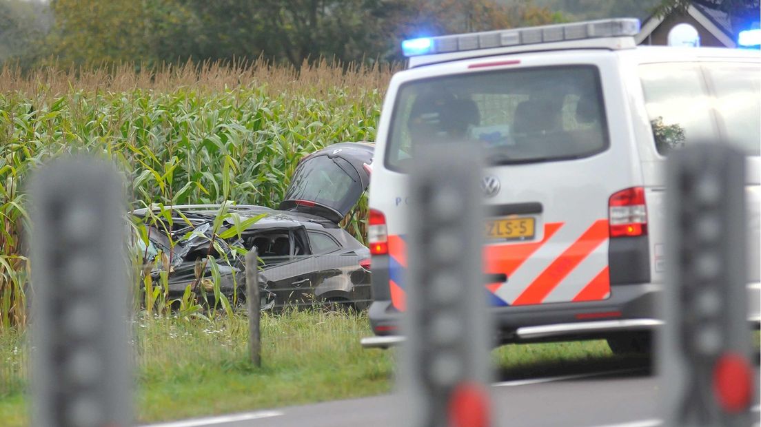 Ongeluk op N35 tussen Wierden en Nijverdal