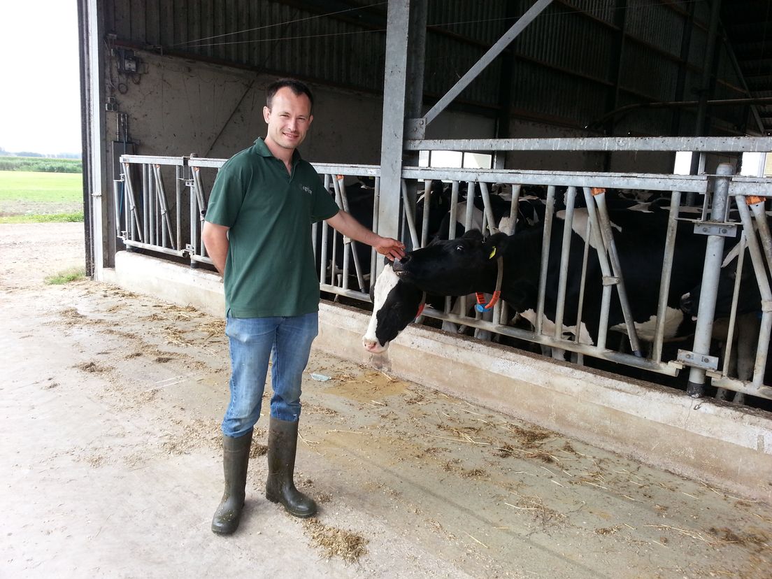 Samen met een van de net gepoetste en gehoeflakte zwartbontdames heet de melkboerenfamilie van Leeuwen u van harte welkom op de cowcrowd-fund open daag zaterdag 30 juli 2016