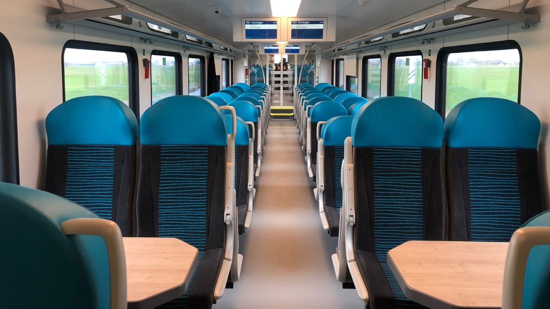 Het interieur van een Arriva-trein (foto ter illustratie)