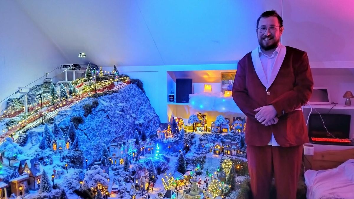 Magisch kerstdorp op zolder in Terneuzen als eerbetoon aan moeder