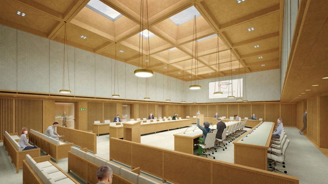 Zo moet de nieuwe raadzaal eruit komen te zien