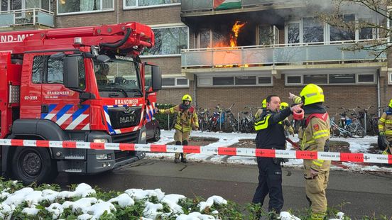 Brand in appartementencomplex in Wageningen