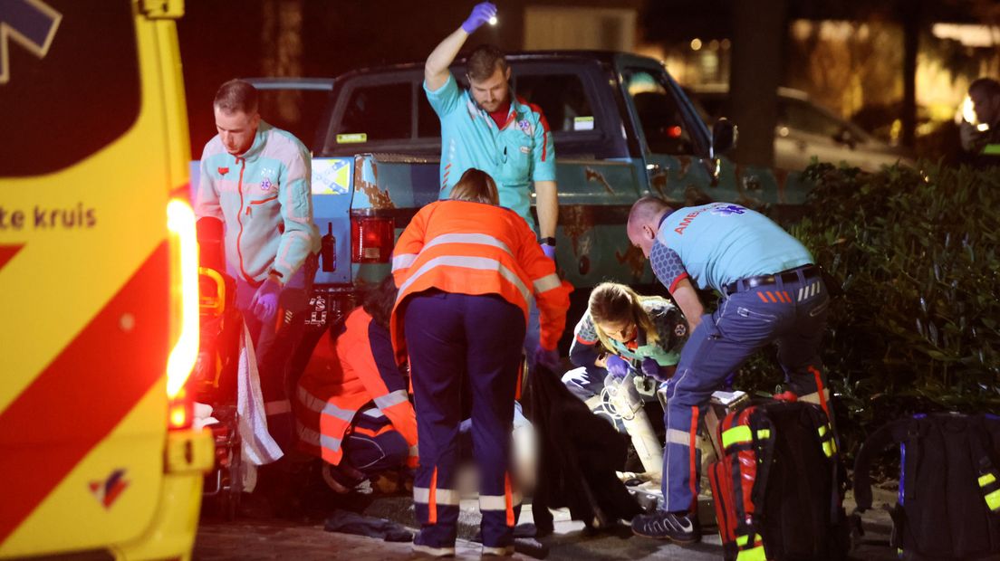 Hulpdiensten ontfermden zich dinsdagavond over de gewonden