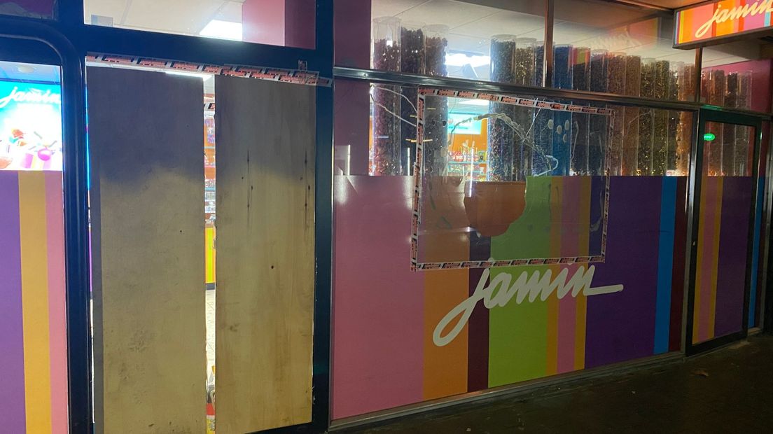 Snoepwinkel Jamin in Enschede moest het ontgelden