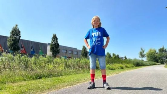 Tim behoort tot jongste lopers van de Nijmeegse Vierdaagse