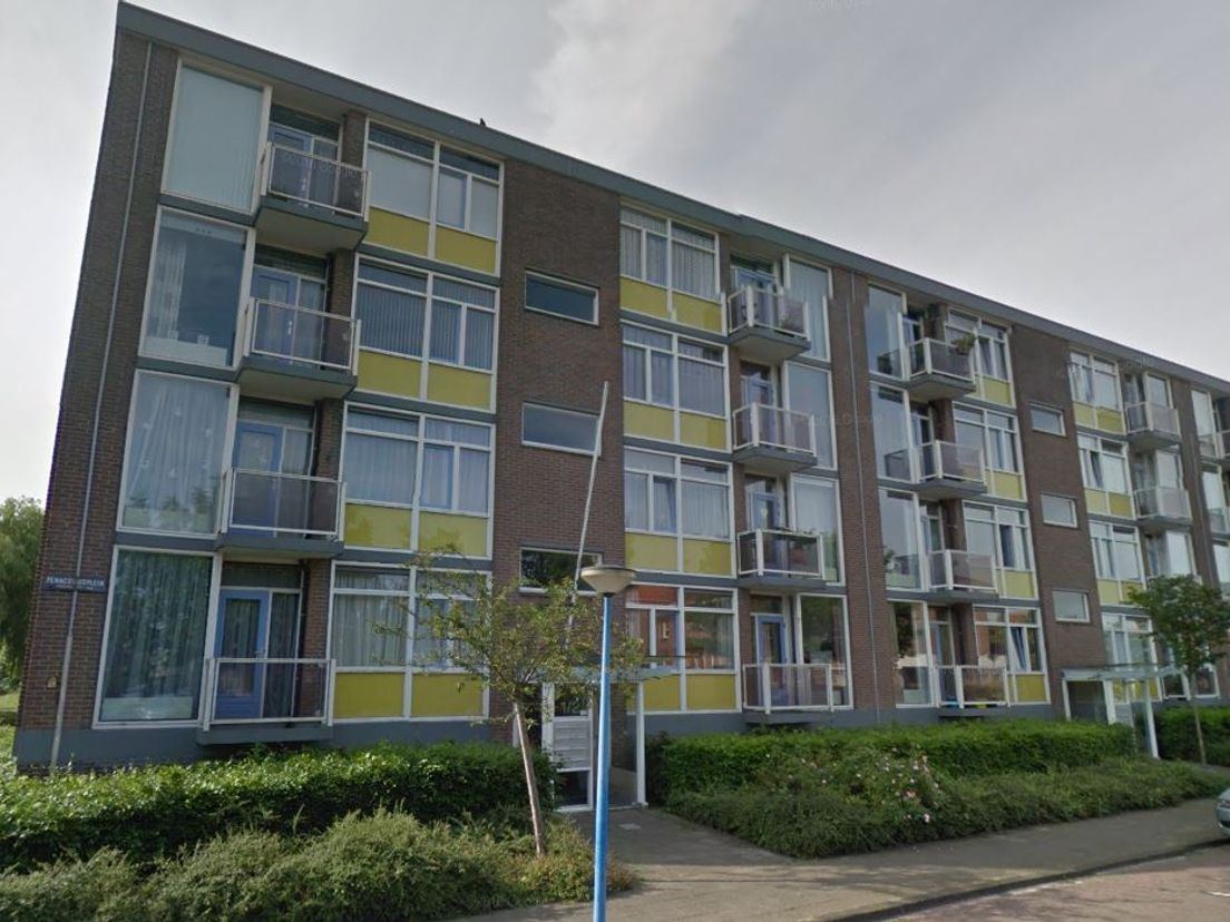 Een flat aan het Fenacoliusplein in Maassluis