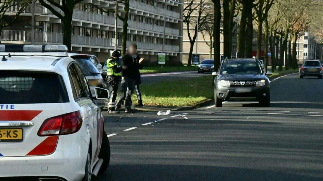 Aanrijding op de Broekheurne-Ring in Enschede