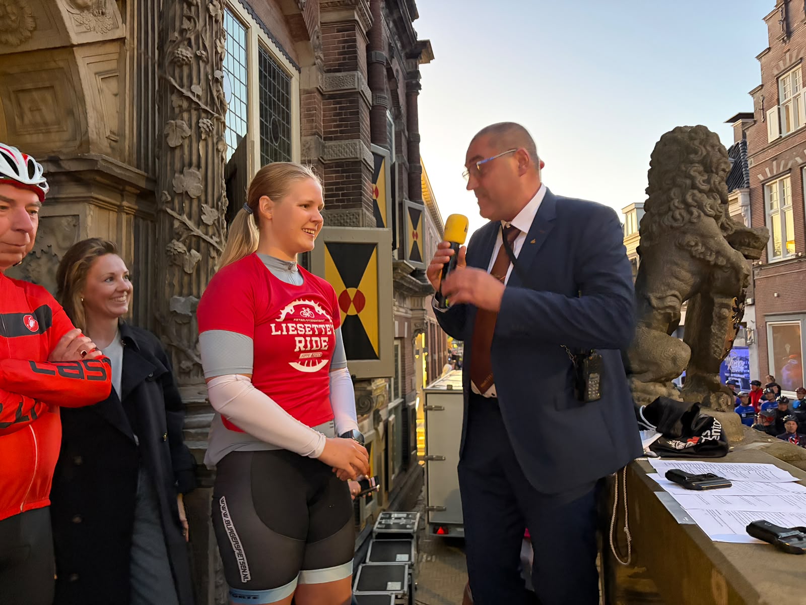 Liesette Bruinsma fan 'e moarn foar de start