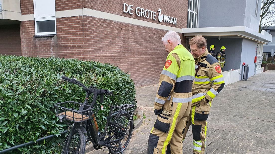 Een elektrische fiets bleek de oorzaak van de brand te zijn