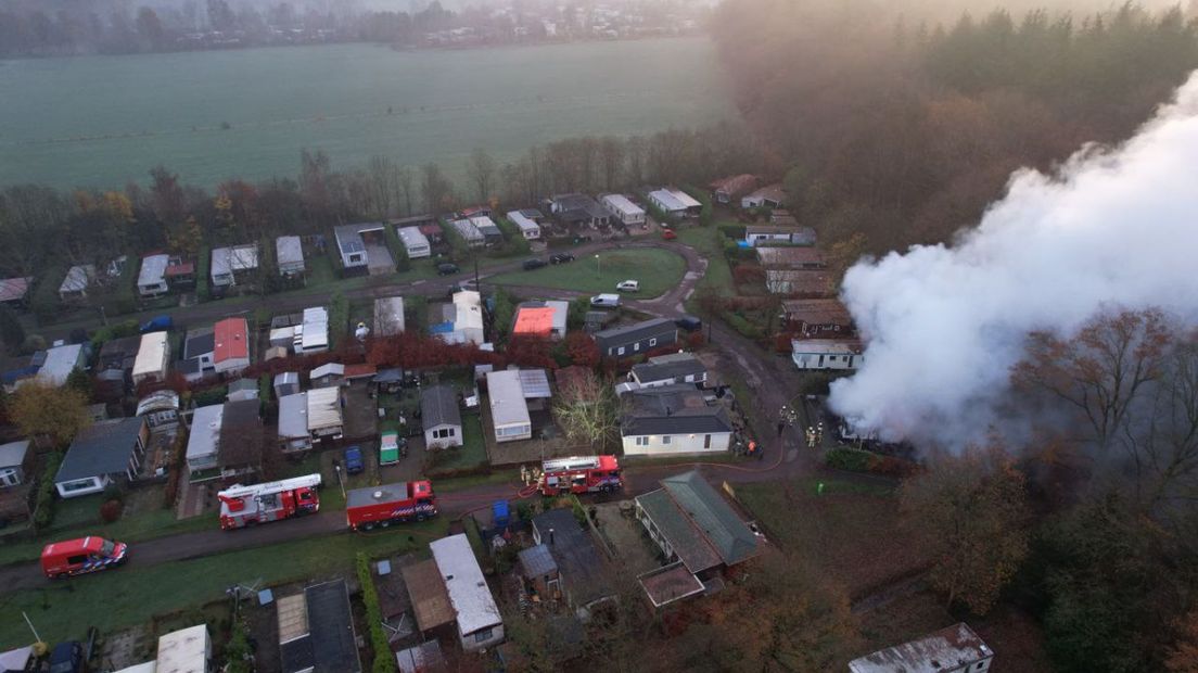 Brand op camping De Bosrand