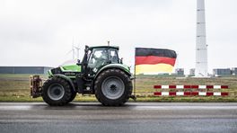 Protestactie Duitse boeren zorgt voor verkeershinder