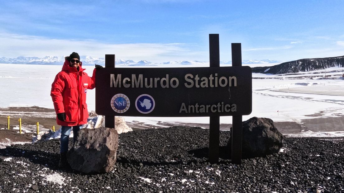 José Silva in McMurdo Station