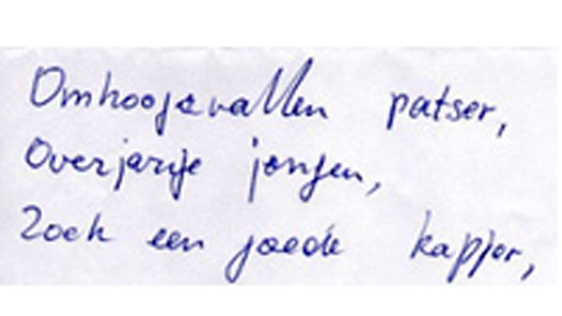 Computer ontmaskert briefschrijvers