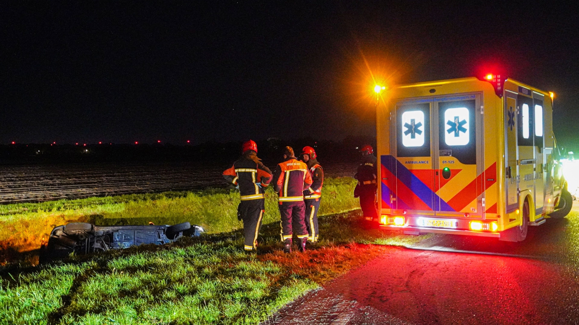 112-nieuws Zondag 13 November: Auto Belandt In Sloot Sappemeer ...