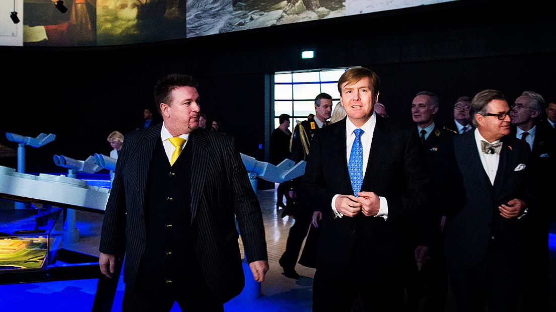 De koning opende het NMM in 2014.