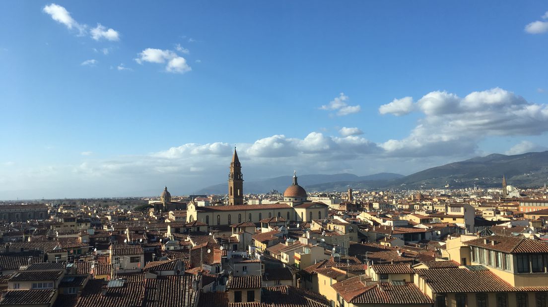 Uitzicht over Florence (Rechten: RTV Drenthe/Annelies Hemeltjen)