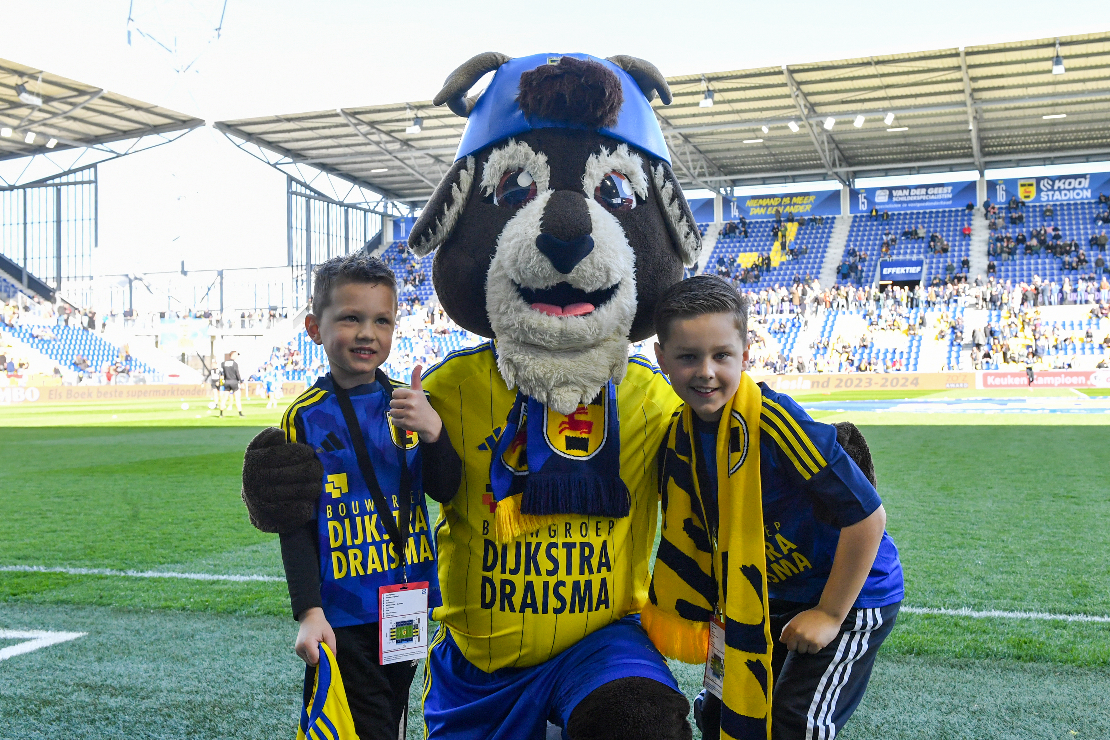 De maskotte fan SC Cambuur