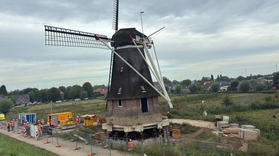 Molen torent na 31 jaar weer netjes boven de dijk uit