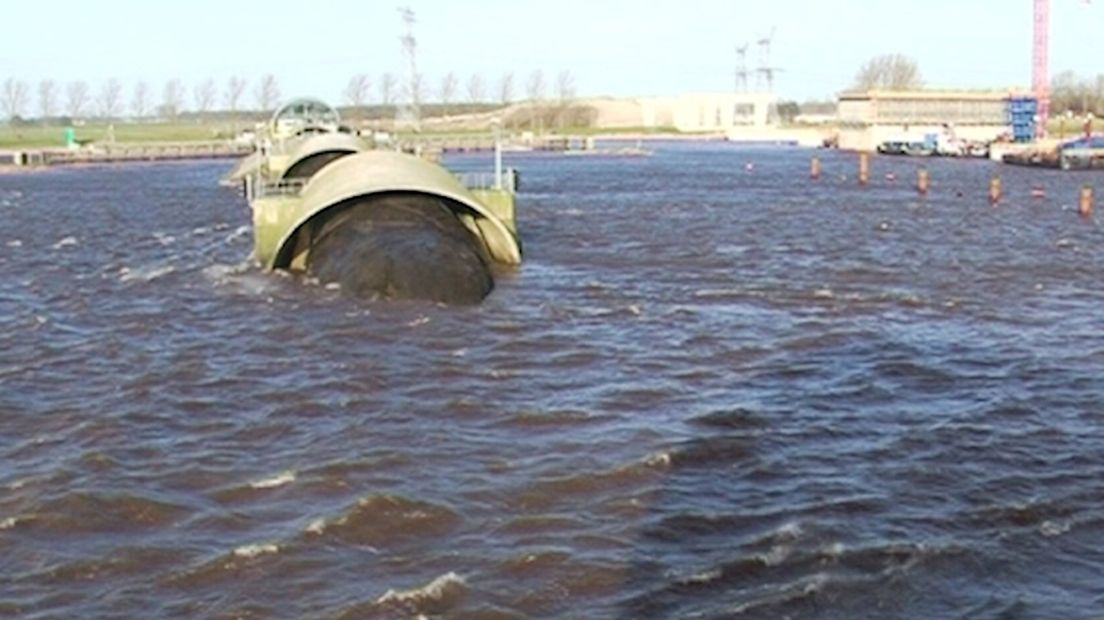 Balgstuw Ramspol weer omlaag