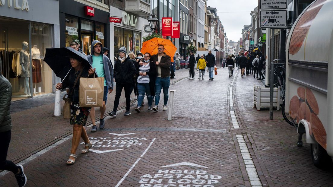 De Haarlemmerstraat in Leiden