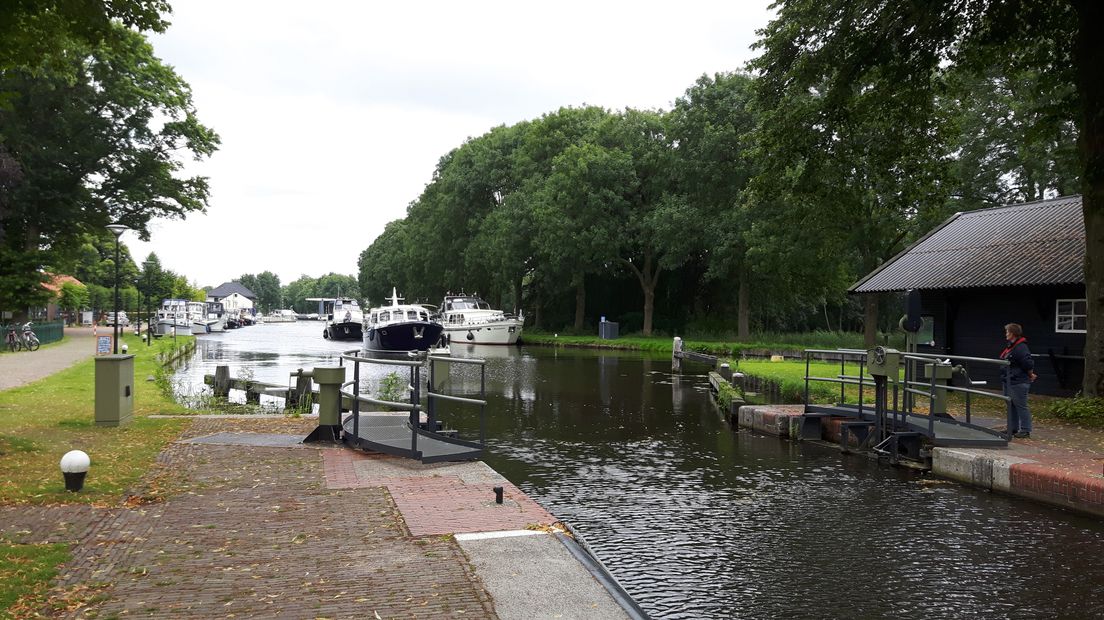 De sluis bij Dieverbrug (Rechten: Remco Wilkens/RTV Drenthe)