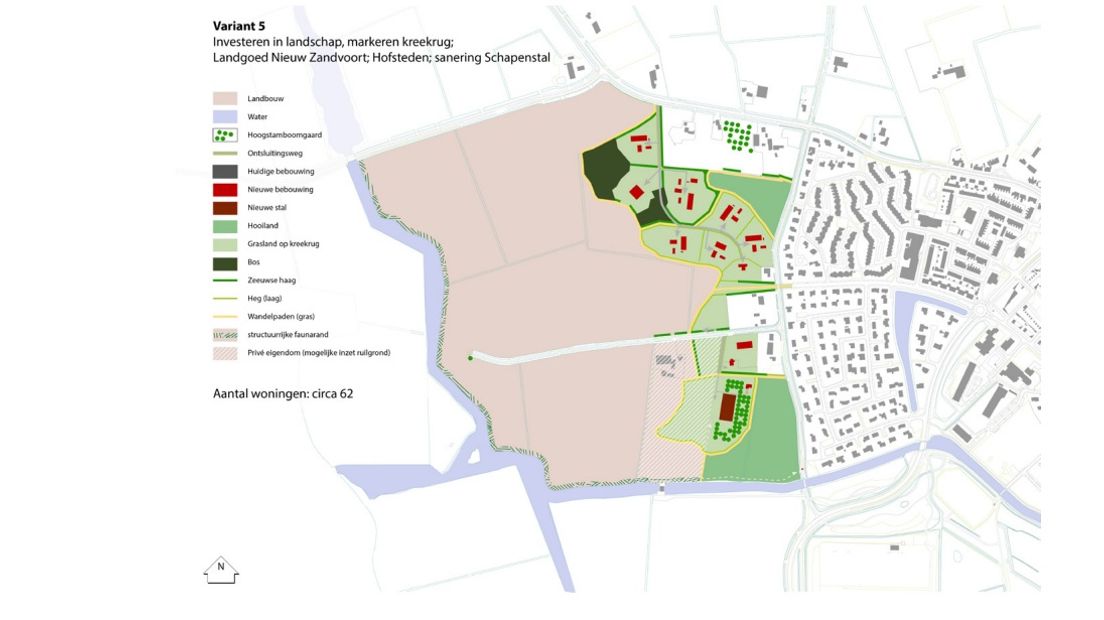 Plan voor invulling Cleene Hooge