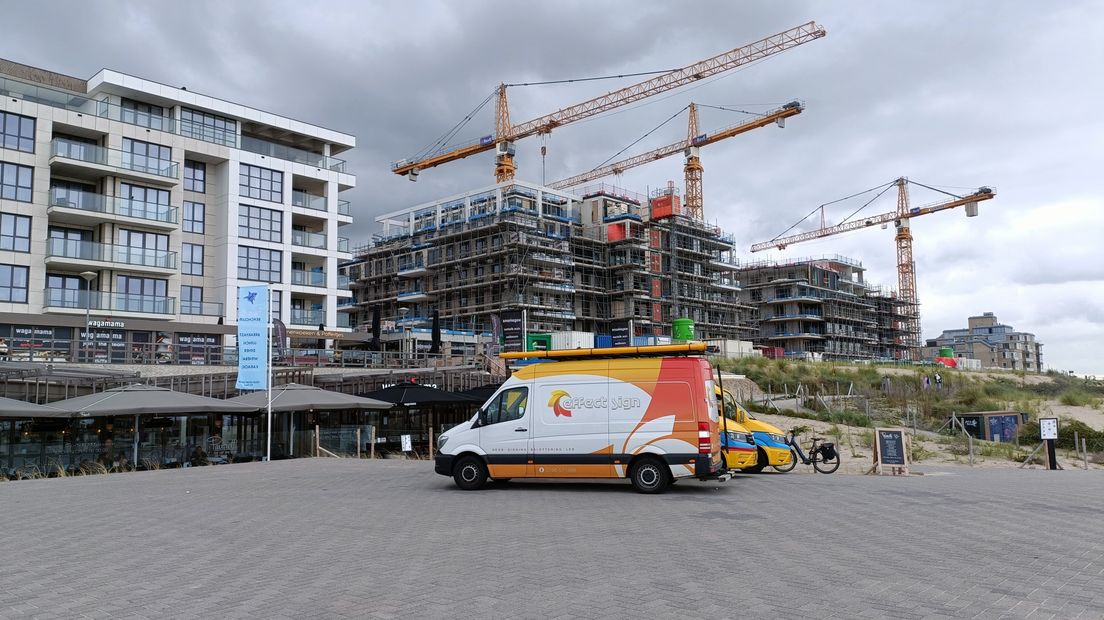 Er wordt nog flink gebouwd op Kijkduin