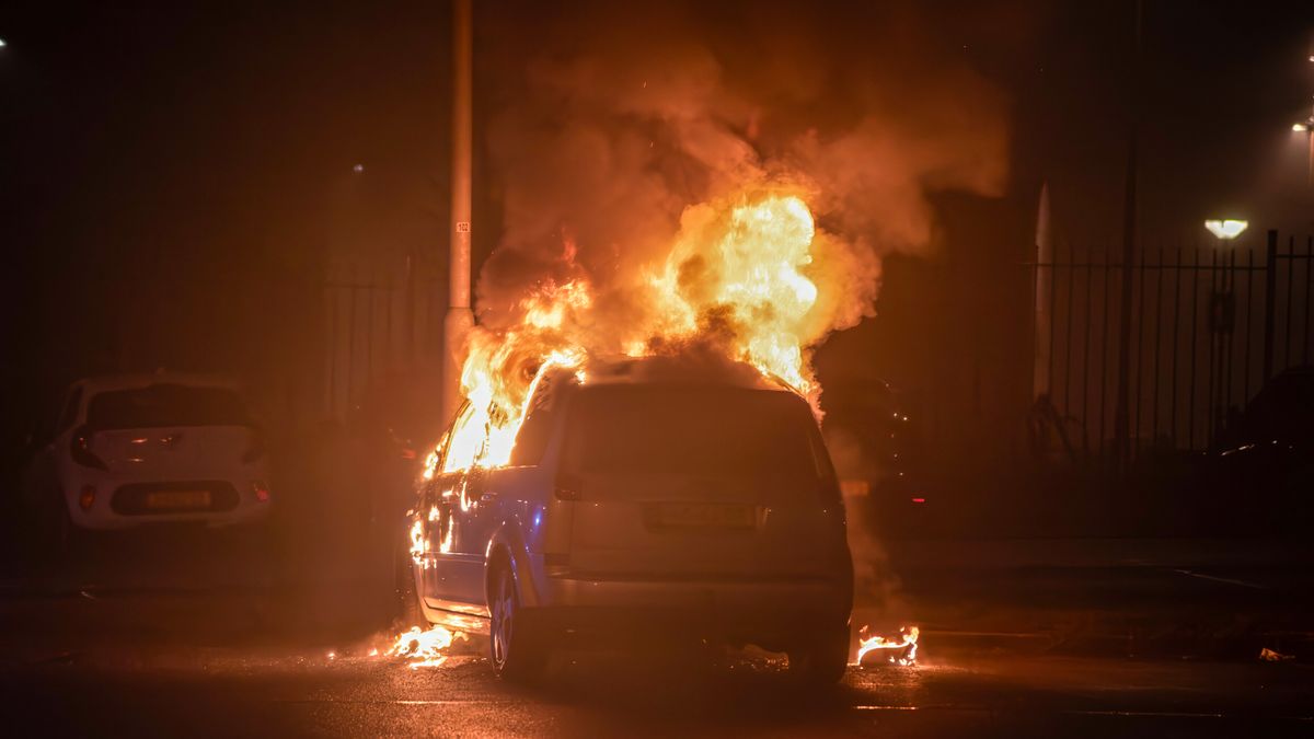 Weer autobrand in Vlissingen