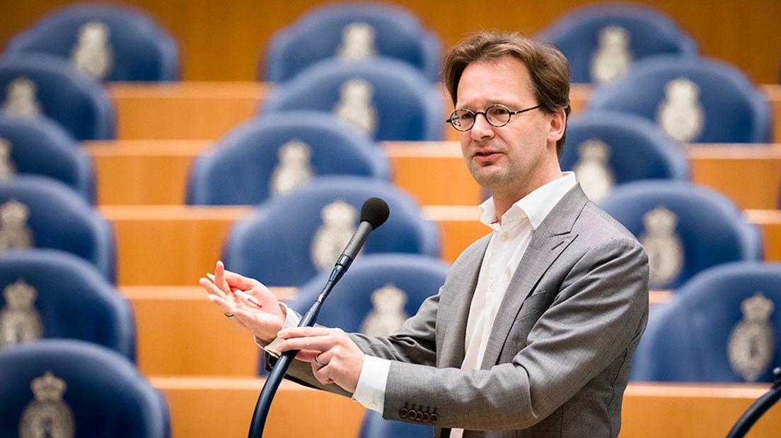 Ronald van Raak (SP) tijdens een debat in de Tweede Kamer.