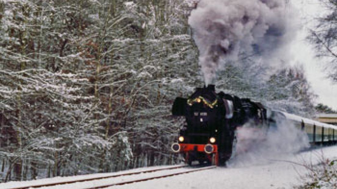 Ritje met glühweinexpress op Veluwe