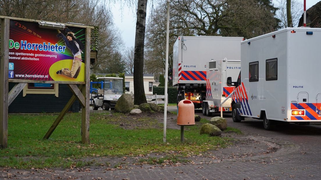 Reconstructie schietpartij op camping in Hoogersmilde gestart (Rechten: Persbureau Meter)