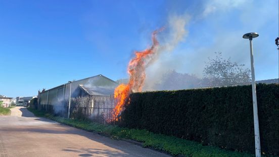 Brand naast station Vorden, persoon gefouilleerd