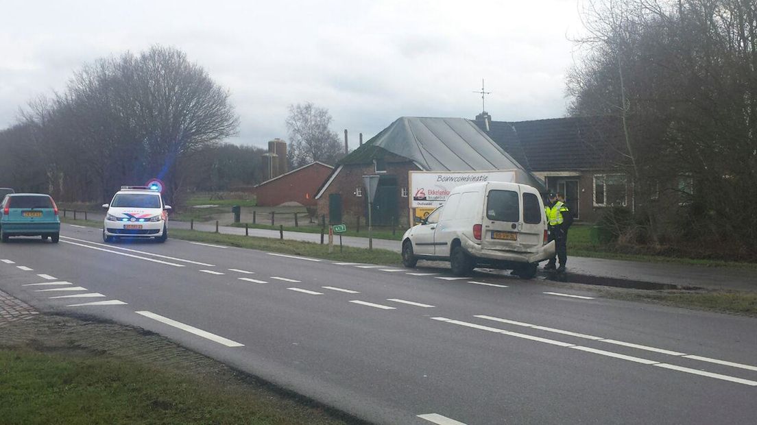Kop-staartbotsing bij Oudleusen