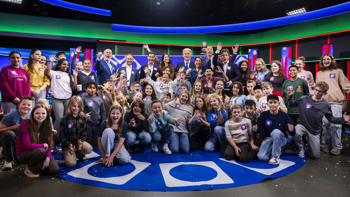 Deze kinderen mochten vragen stellen aan lijsttrekkers: 'Heel spannend'