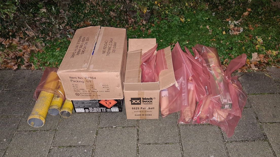 Dit vuurwerk lag opgeslagen in een kinderkamer