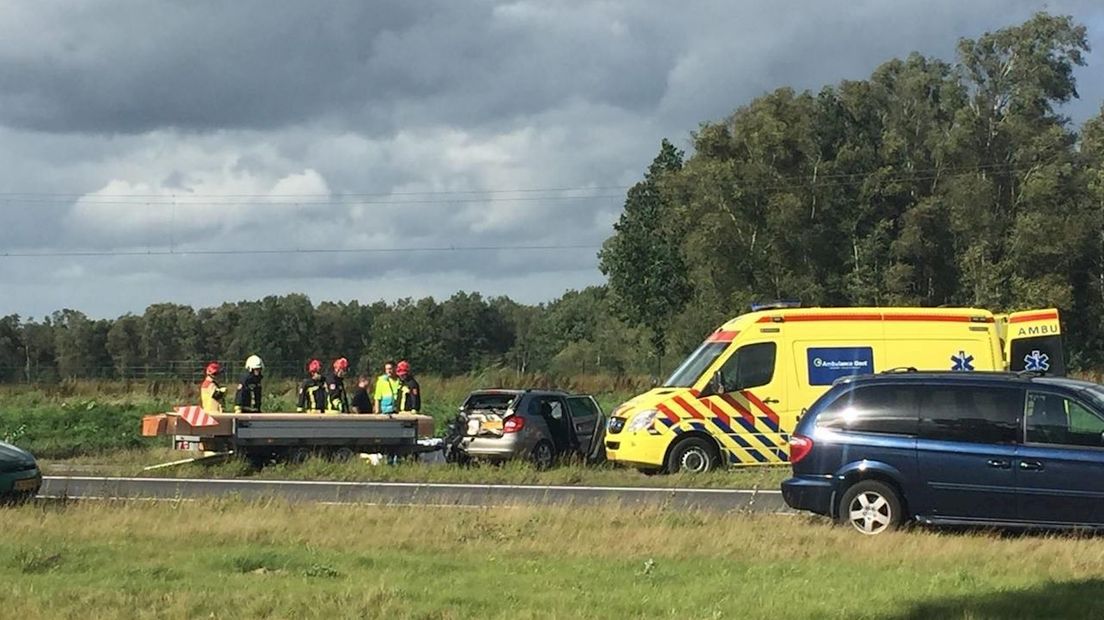 Ernstige aanrijding op N35
