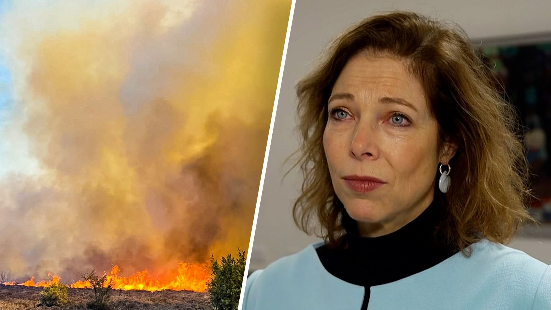 Burgemeester over natuurbrand Veluwe: "Klaar voor evacuatie als het moet"