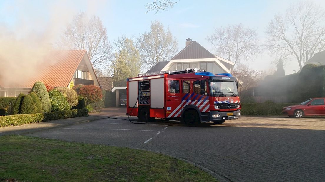 Brand in woning in Vriezenveen