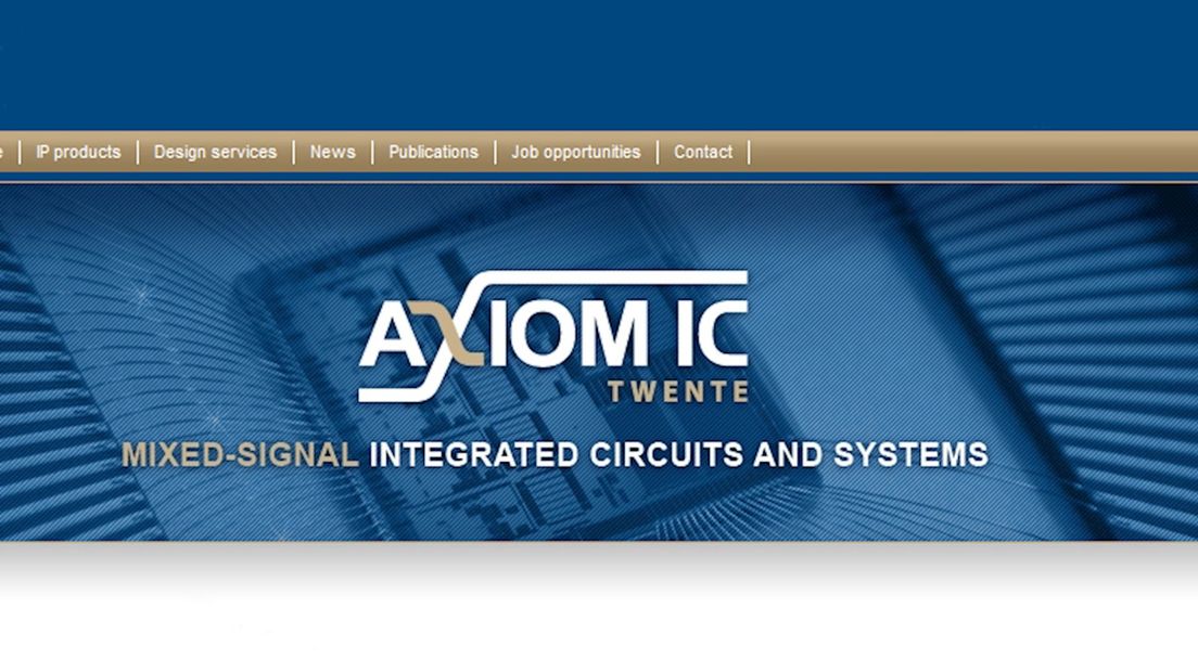 Screenshot website Axiom IC