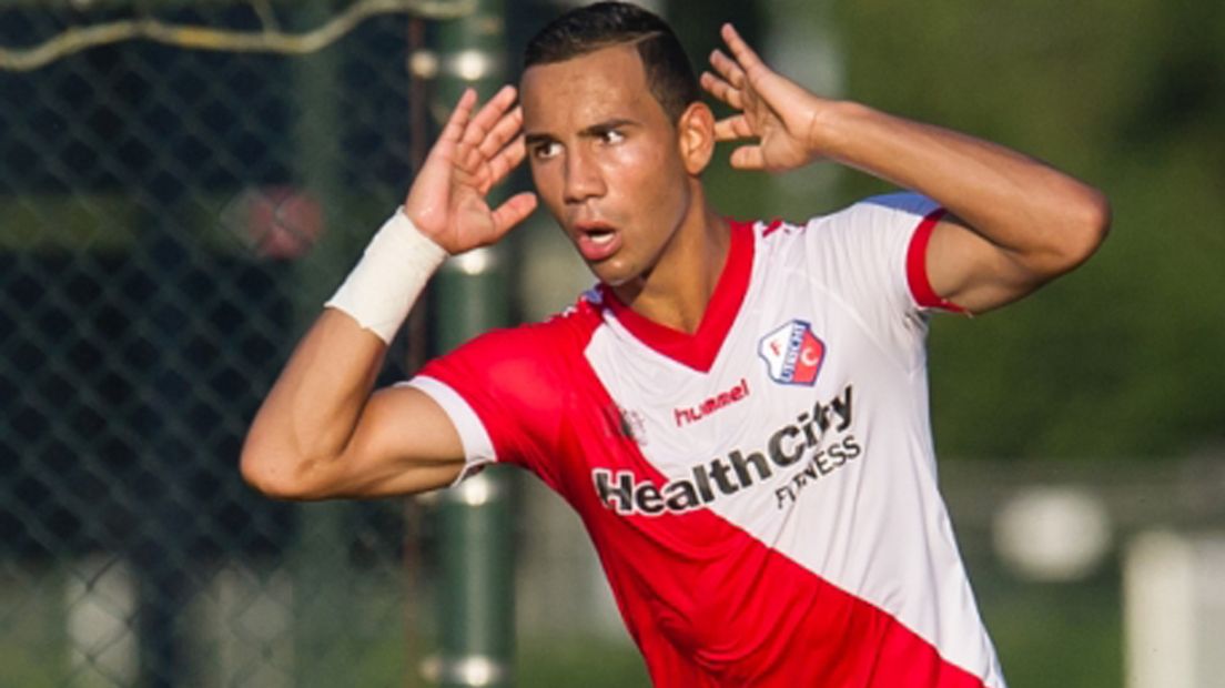 Sean Klaiber, nog in het shirt van FC Utrecht