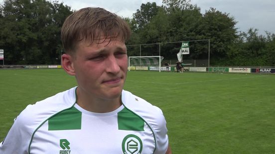 Thijs Oosting uit Emmen ziet voldoende mogelijkheden bij FC Groningen