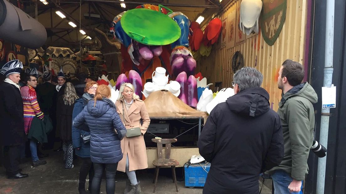 Open dag wagenbouwers carnaval Oldenzaal